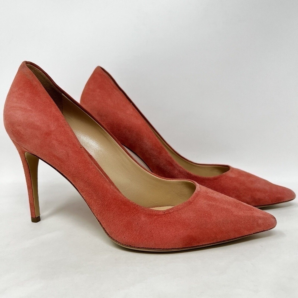 M gemi The Esatto 90mm Coral Suede Heels 39 US 9